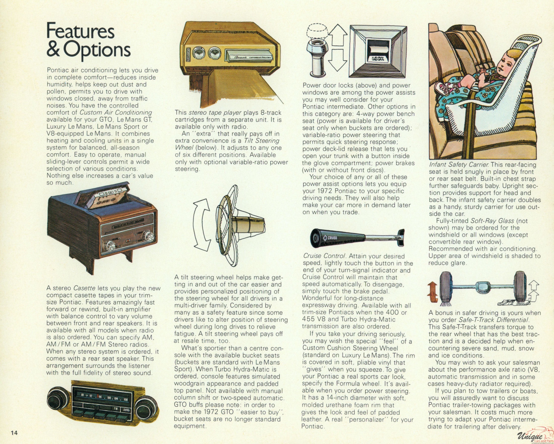 1972 Canadian Pontiac LeMans Brochure Page 9